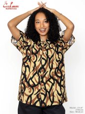 画像9: COOKMAN  ワークシャツ Work Shirts Short Sleeve Light Tribal Camo Beige (9)