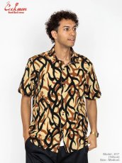画像5: COOKMAN  ワークシャツ Work Shirts Short Sleeve Light Tribal Camo Beige (5)