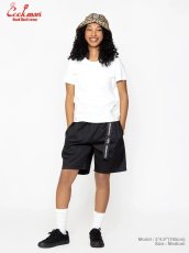 画像3: COOKMAN  シェフパンツ Chef Pants Short Black Belt Vision Black (3)