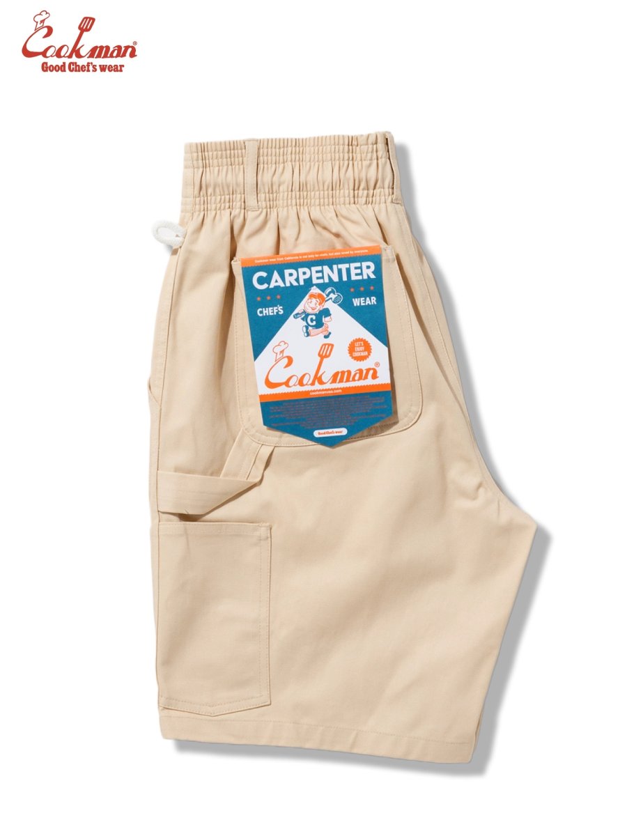 画像3: COOKMAN  カーペンターパンツ Carpenter's Pants ShortHeavy twill Cream (3)
