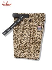 画像6: COOKMAN  シェフパンツ Chef Pants Short Black Belt Vision Leopard Beige (6)
