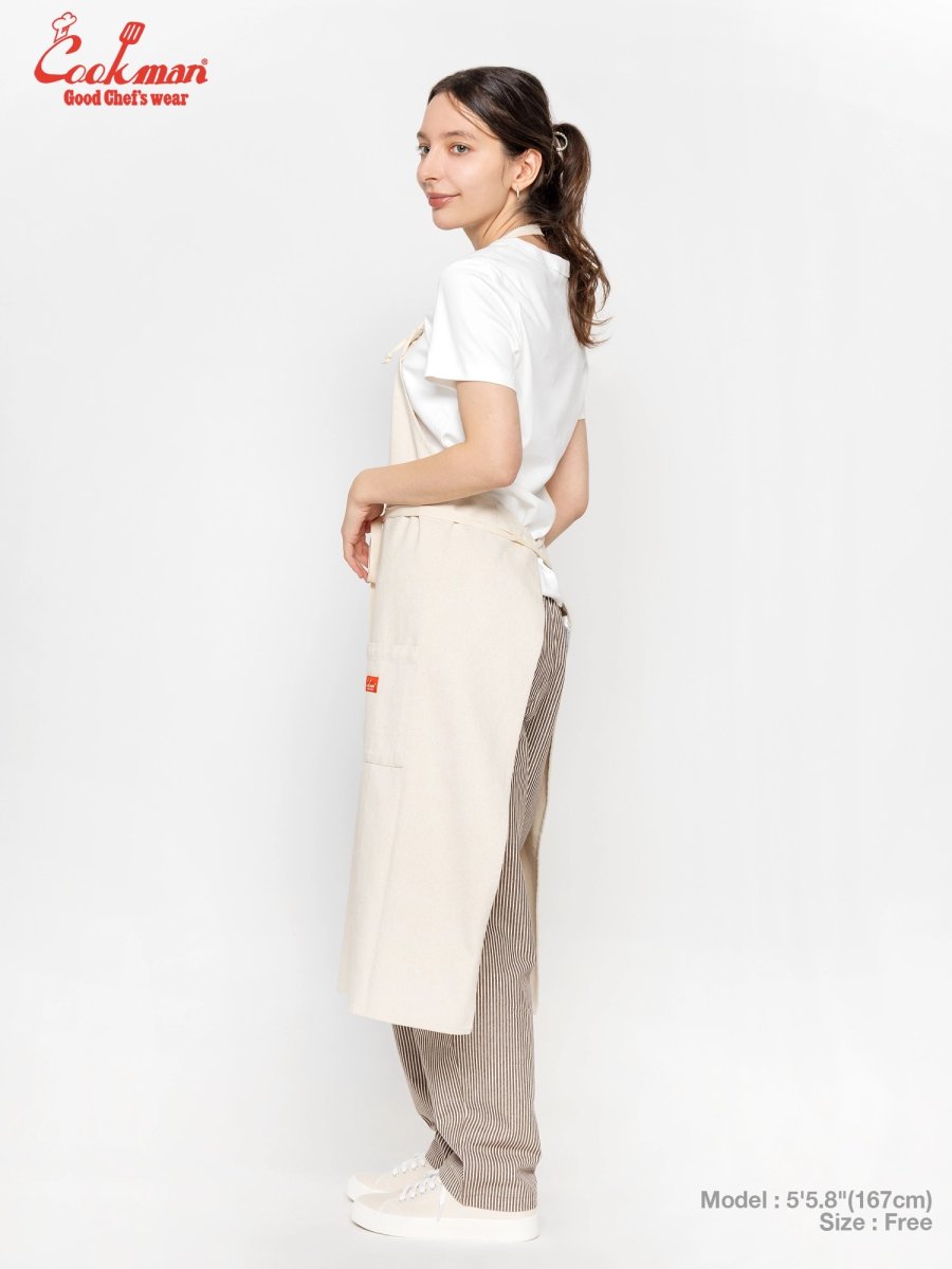 画像12: COOKMAN  ロングエプロン Long Apron Denim Natural (12)