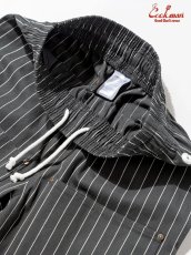 画像15: COOKMAN  シェフパンツ Chef Pants Short Front Pocket Herringbone Stripe Charcoal (15)