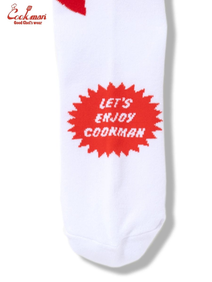 画像4: COOKMAN  ソックス Rib Crew Socks Beer Tie (4)