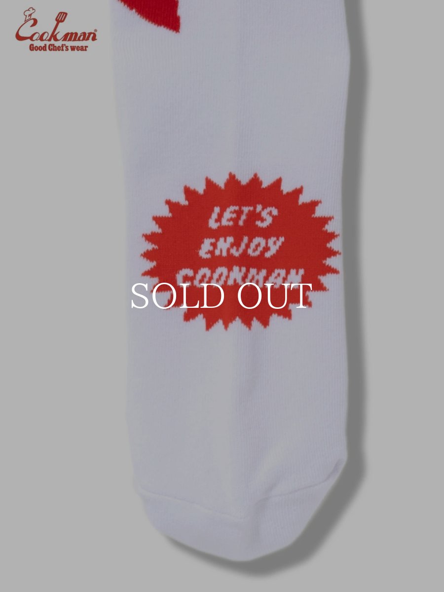 画像4: COOKMAN  ソックス Rib Crew Socks Beer Tie (4)