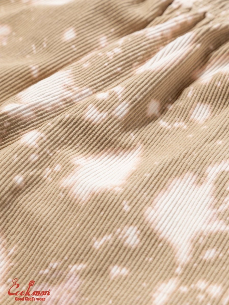 画像9: COOKMAN  シェフパンツ Chef Pants Short Corduroy Bleach Beige (9)