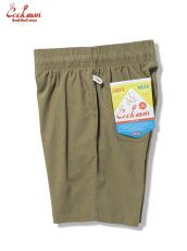 画像4: COOKMAN  シェフパンツ Chef Pants Short Linen Olive (4)
