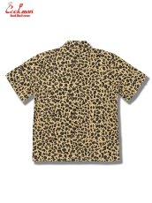 画像2: COOKMAN  ワークシャツ Work Shirts Short Sleeve Light Leopard Beige (2)