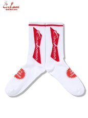 画像1: COOKMAN  ソックス Rib Crew Socks Beer Tie (1)