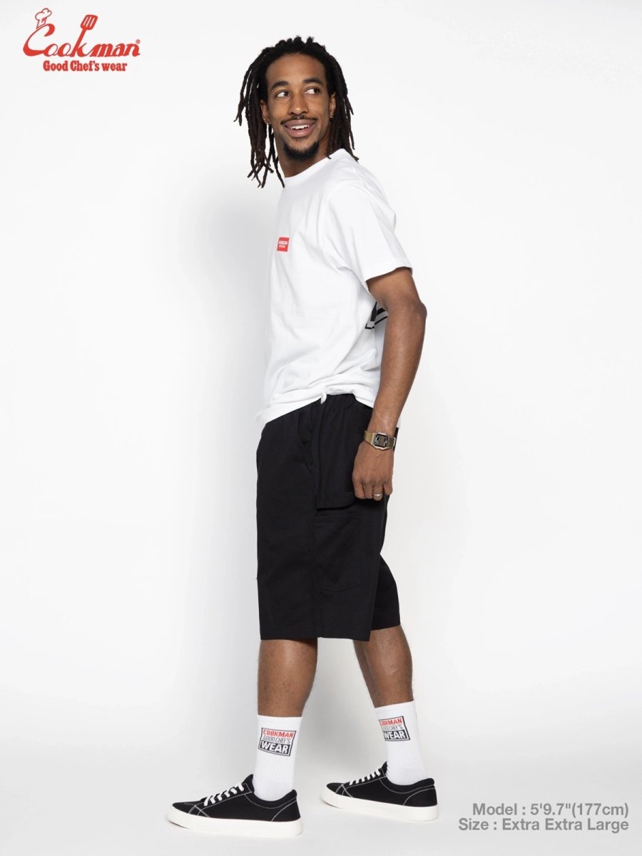 画像18: COOKMAN  カーペンターパンツ Carpenter's Pants Short Heavy twill Black (18)