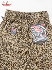 画像10: COOKMAN  シェフパンツ Chef Pants Short Black Belt Vision Leopard Beige (10)