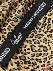 画像9: COOKMAN  シェフパンツ Chef Pants Short Black Belt Vision Leopard Beige (9)