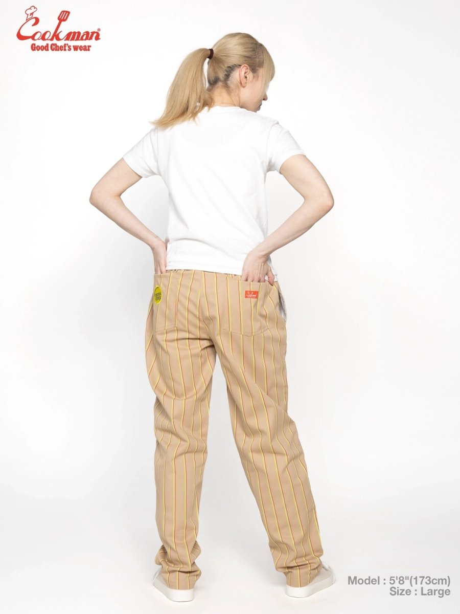 画像7: COOKMAN  シェフパンツ Chef Pants BjornQorn Carton Stripe (7)