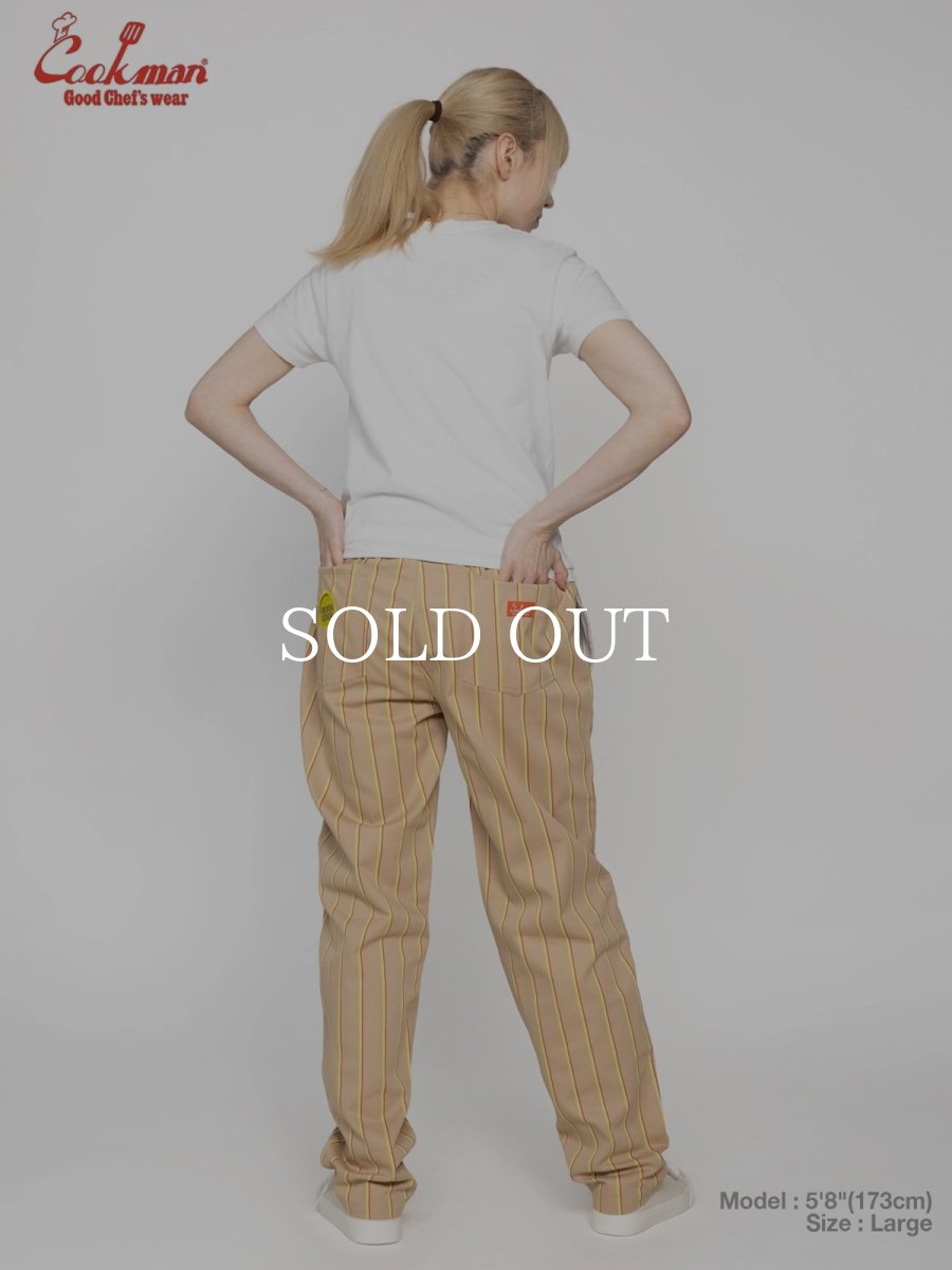 画像7: COOKMAN  シェフパンツ Chef Pants BjornQorn Carton Stripe (7)