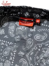 画像10: COOKMAN  ワークシャツ Work Shirts Short Sleeve Light Paisley Black (10)