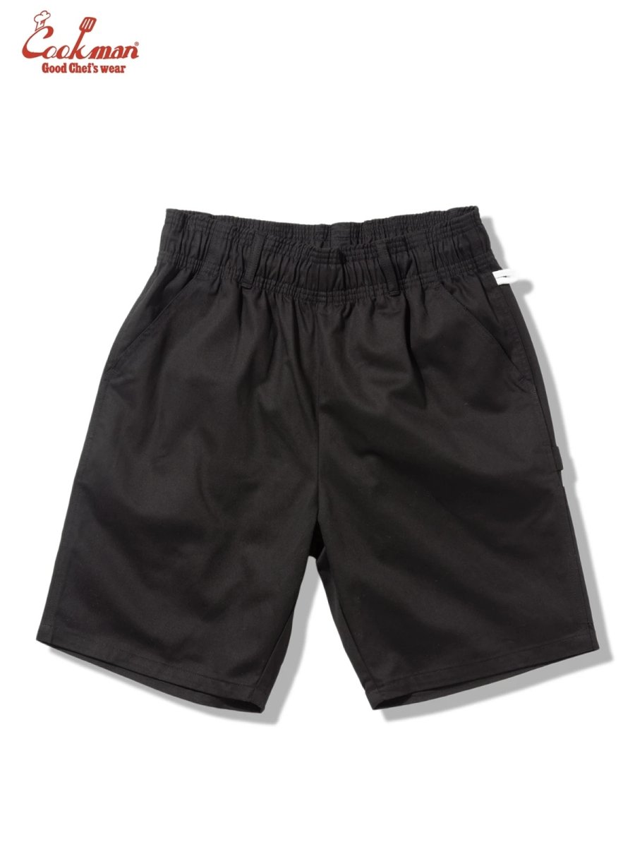 画像1: COOKMAN  カーペンターパンツ Carpenter's Pants Short Heavy twill Black (1)