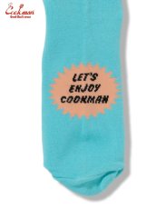 画像4: COOKMAN  ソックス Rib Crew Socks BjornQorn Flame Blue (4)