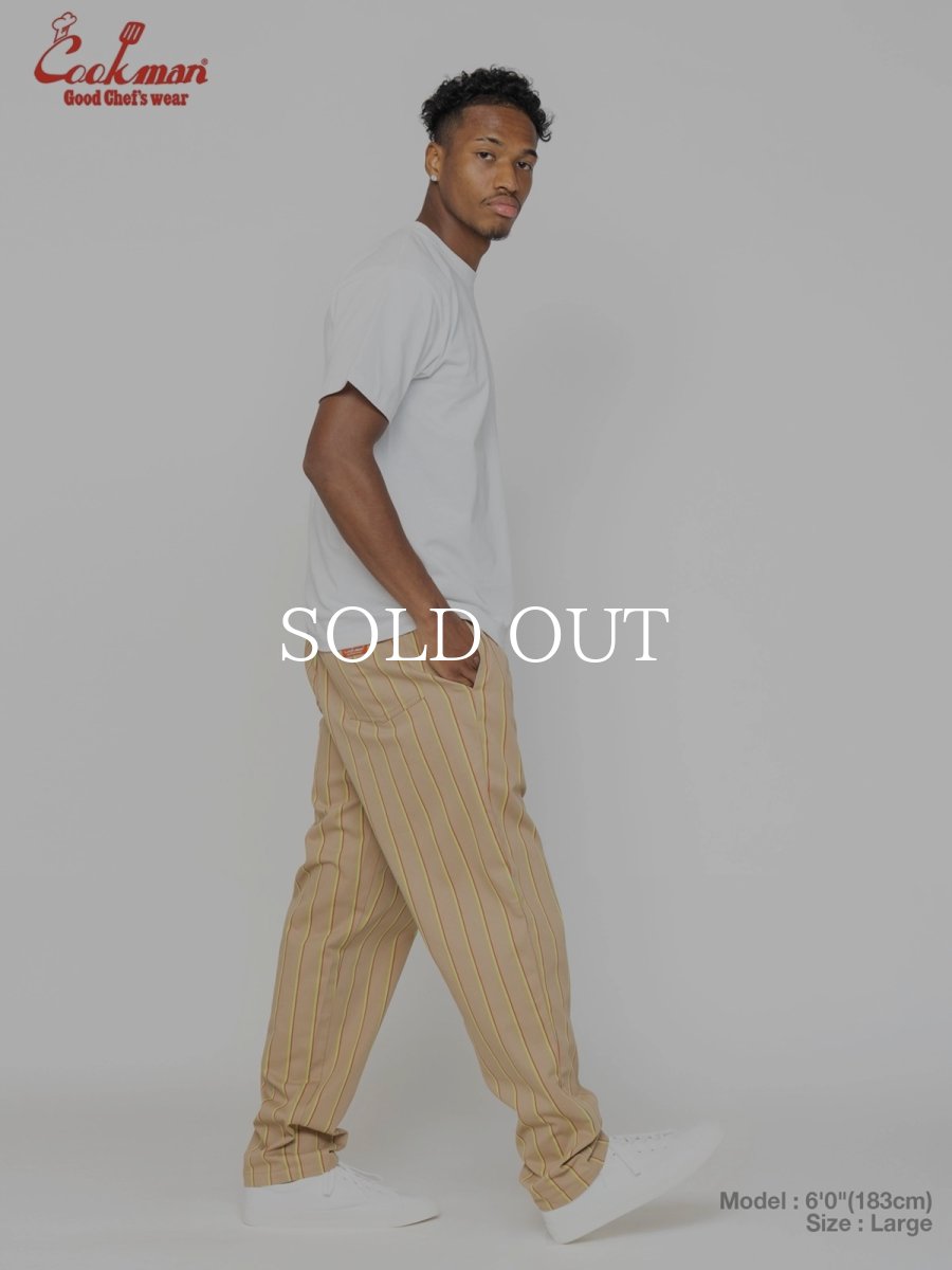 画像9: COOKMAN  シェフパンツ Chef Pants BjornQorn Carton Stripe (9)