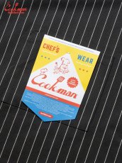 画像7: COOKMAN  ロングエプロン Long Apron Herringbone Stripe Charcoal (7)