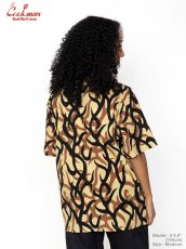 画像4: COOKMAN  ワークシャツ Work Shirts Short Sleeve Light Tribal Camo Beige (4)