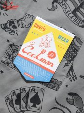 画像6: COOKMAN  ロングエプロン Old Tattoo Gray (6)