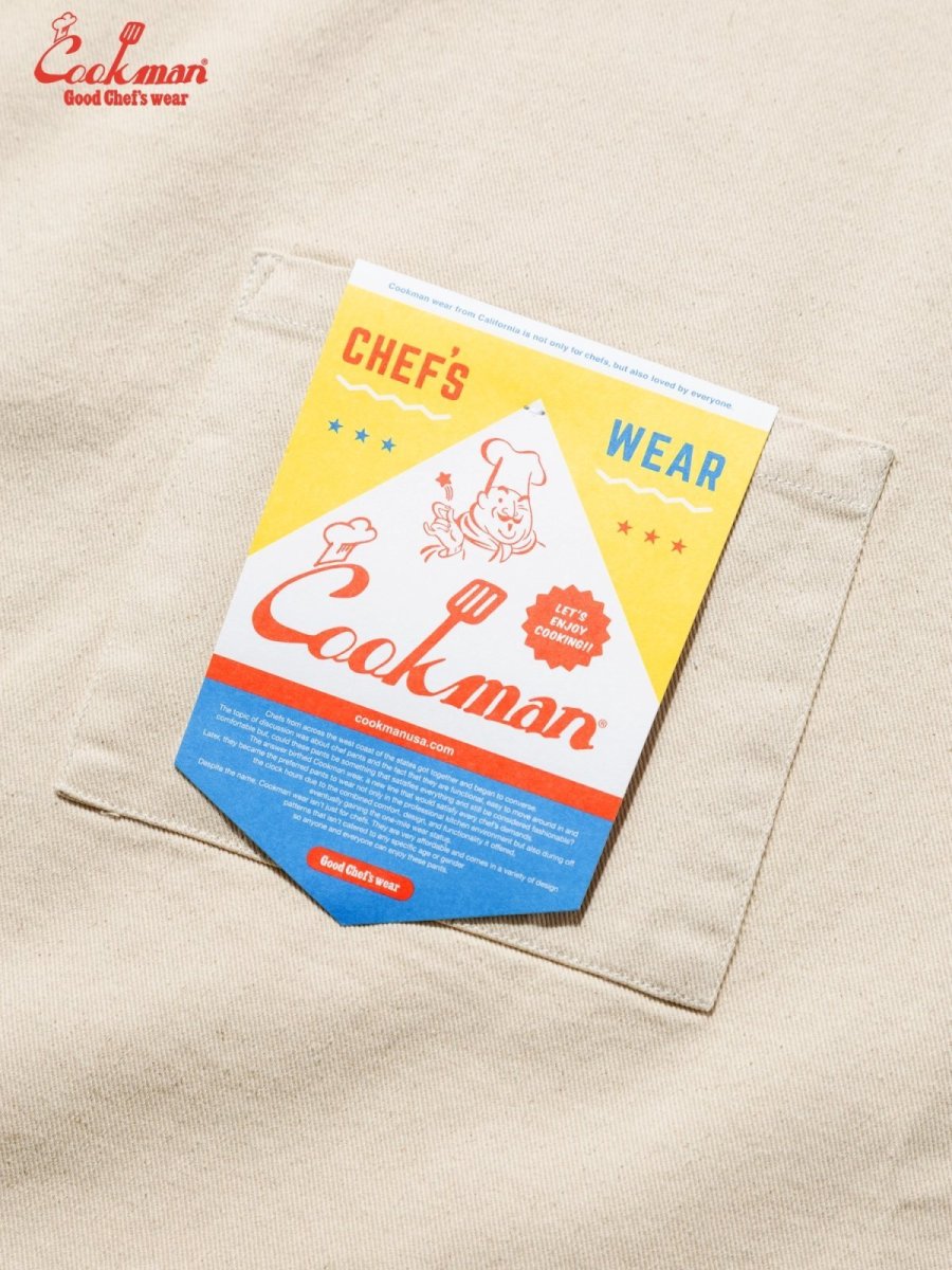 画像7: COOKMAN  ロングエプロン Long Apron Denim Natural (7)