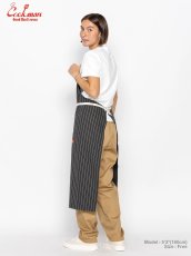 画像15: COOKMAN  ロングエプロン Long Apron Herringbone Stripe Charcoal (15)