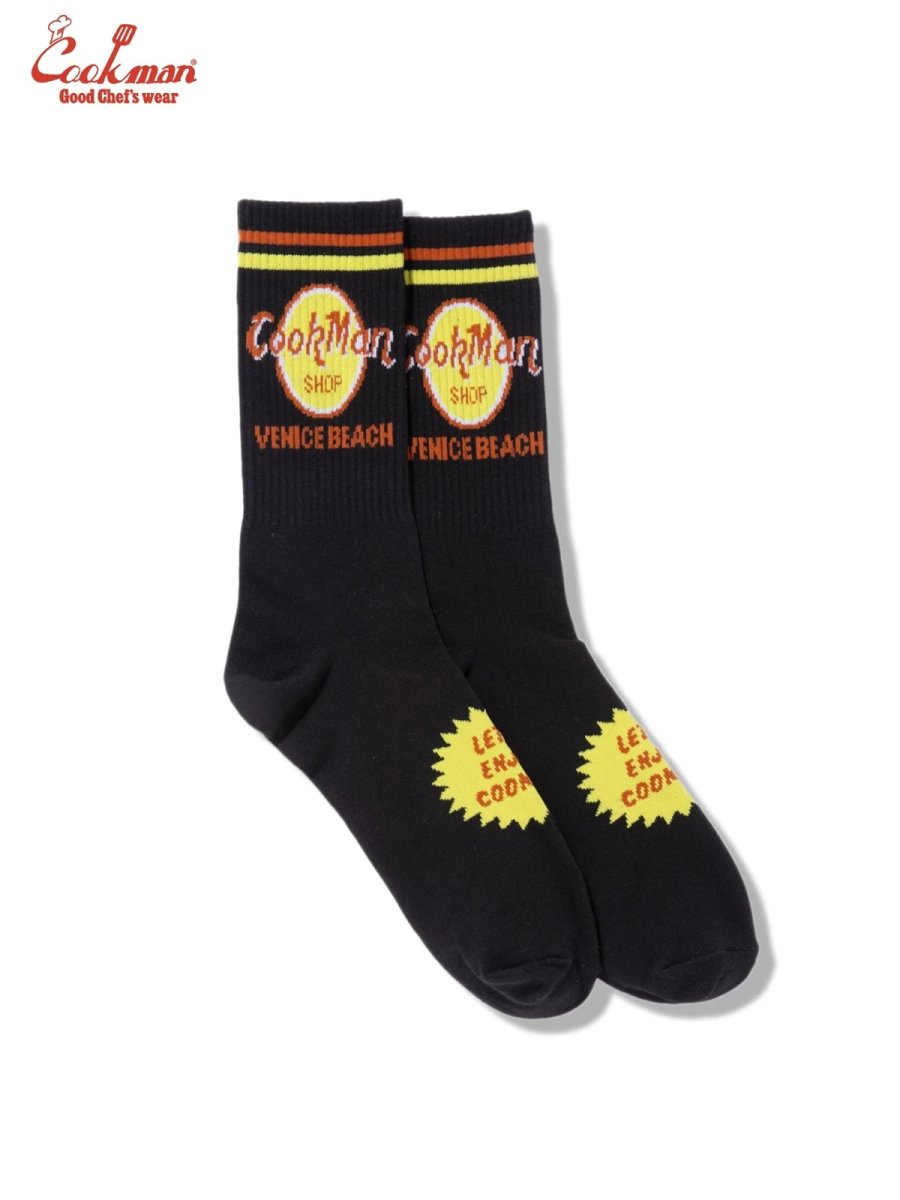 画像2: COOKMAN  ソックス Rib Crew Socks Cafe & Dining (2)