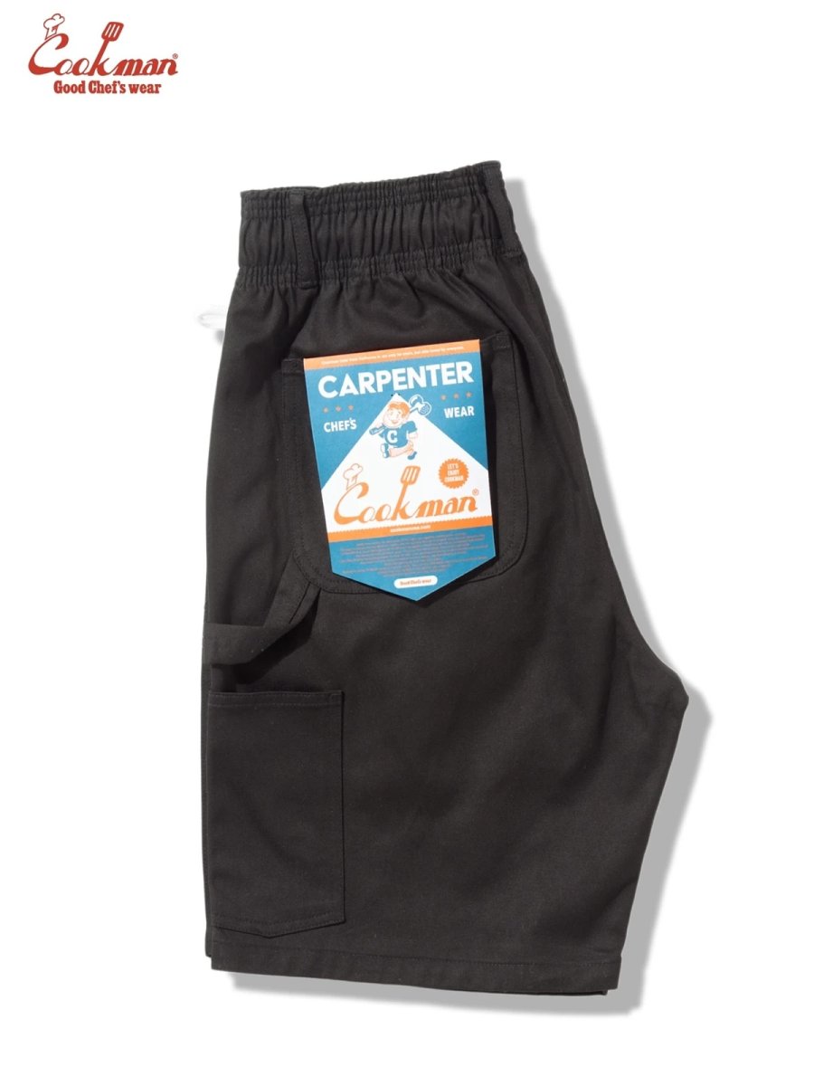 画像4: COOKMAN  カーペンターパンツ Carpenter's Pants Short Heavy twill Black (4)