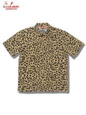 画像1: COOKMAN  ワークシャツ Work Shirts Short Sleeve Light Leopard Beige (1)
