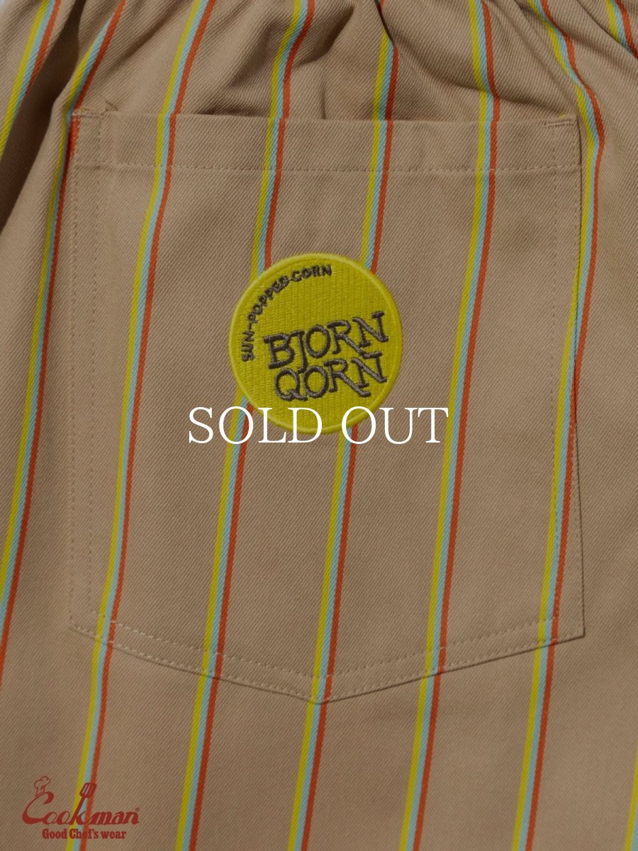 画像15: COOKMAN  シェフパンツ Chef Pants BjornQorn Carton Stripe (15)