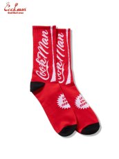 画像2: COOKMAN  ソックス Rib Crew SocksSoda (2)