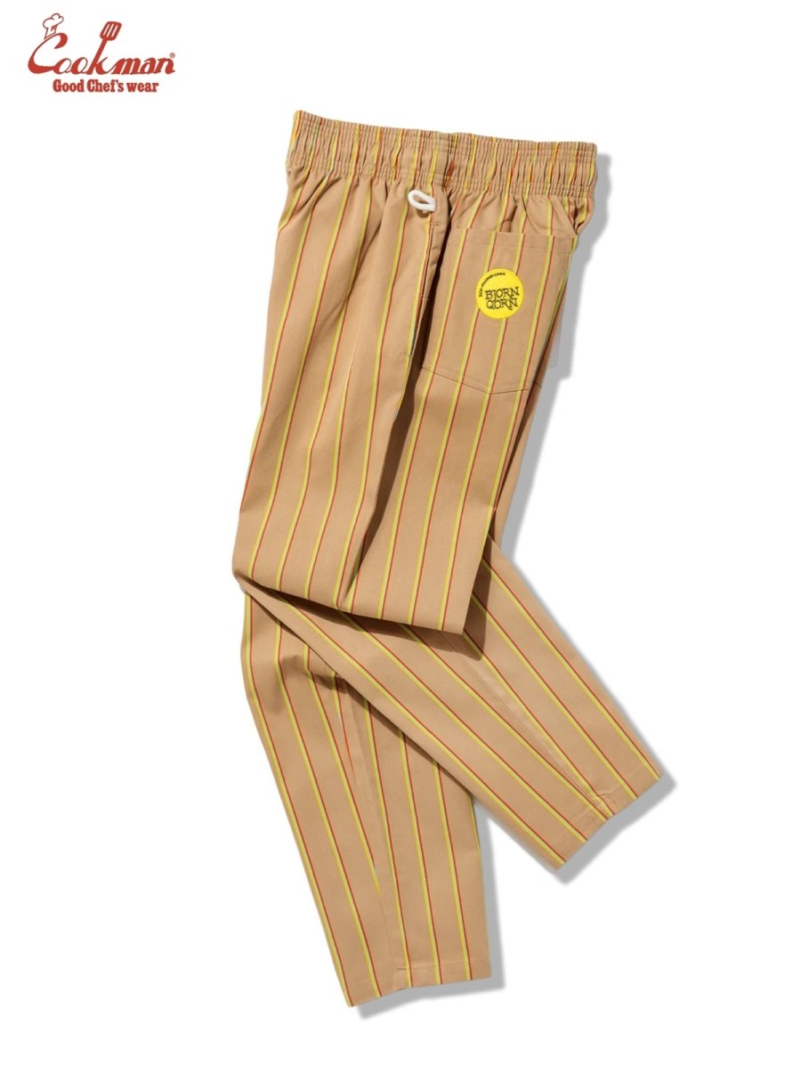 画像18: COOKMAN  シェフパンツ Chef Pants BjornQorn Carton Stripe (18)