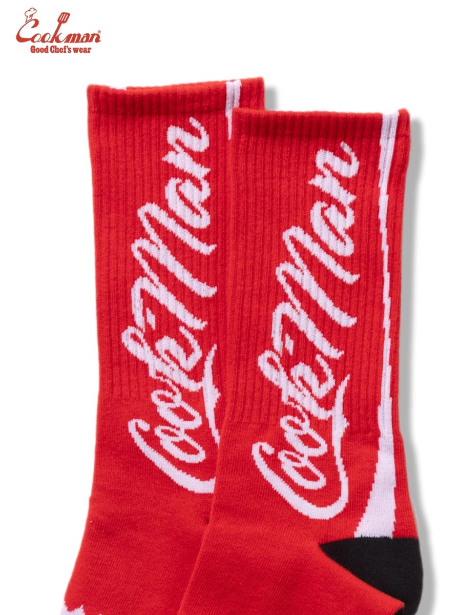 画像3: COOKMAN  ソックス Rib Crew SocksSoda (3)