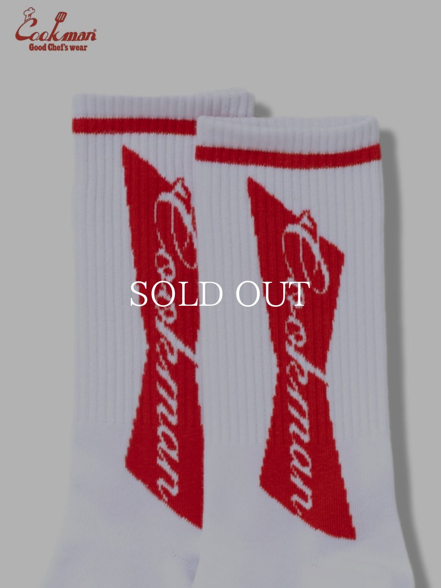 画像3: COOKMAN  ソックス Rib Crew Socks Beer Tie (3)