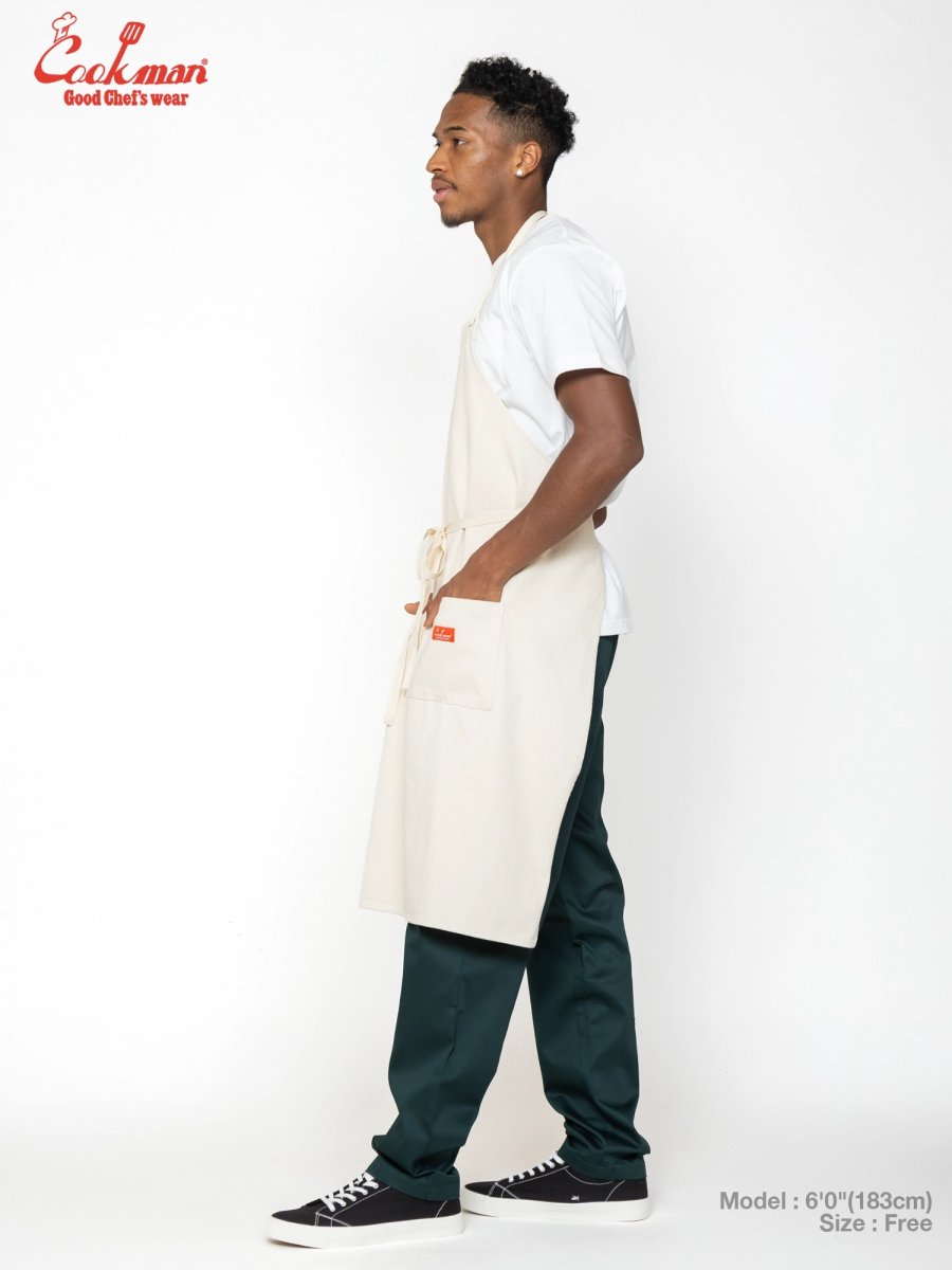 画像9: COOKMAN  ロングエプロン Long Apron Denim Natural (9)