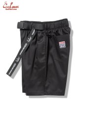 画像8: COOKMAN  シェフパンツ Chef Pants Short Black Belt Vision Black (8)