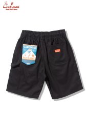 画像2: COOKMAN  カーペンターパンツ Carpenter's Pants Short Heavy twill Black (2)