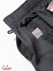 画像11: COOKMAN  シェフパンツ Chef Pants Semiwide Black Belt Vision Black (11)