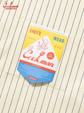 画像5: COOKMAN  ロングエプロン Long Apron Herringbone Stripe Cream (5)