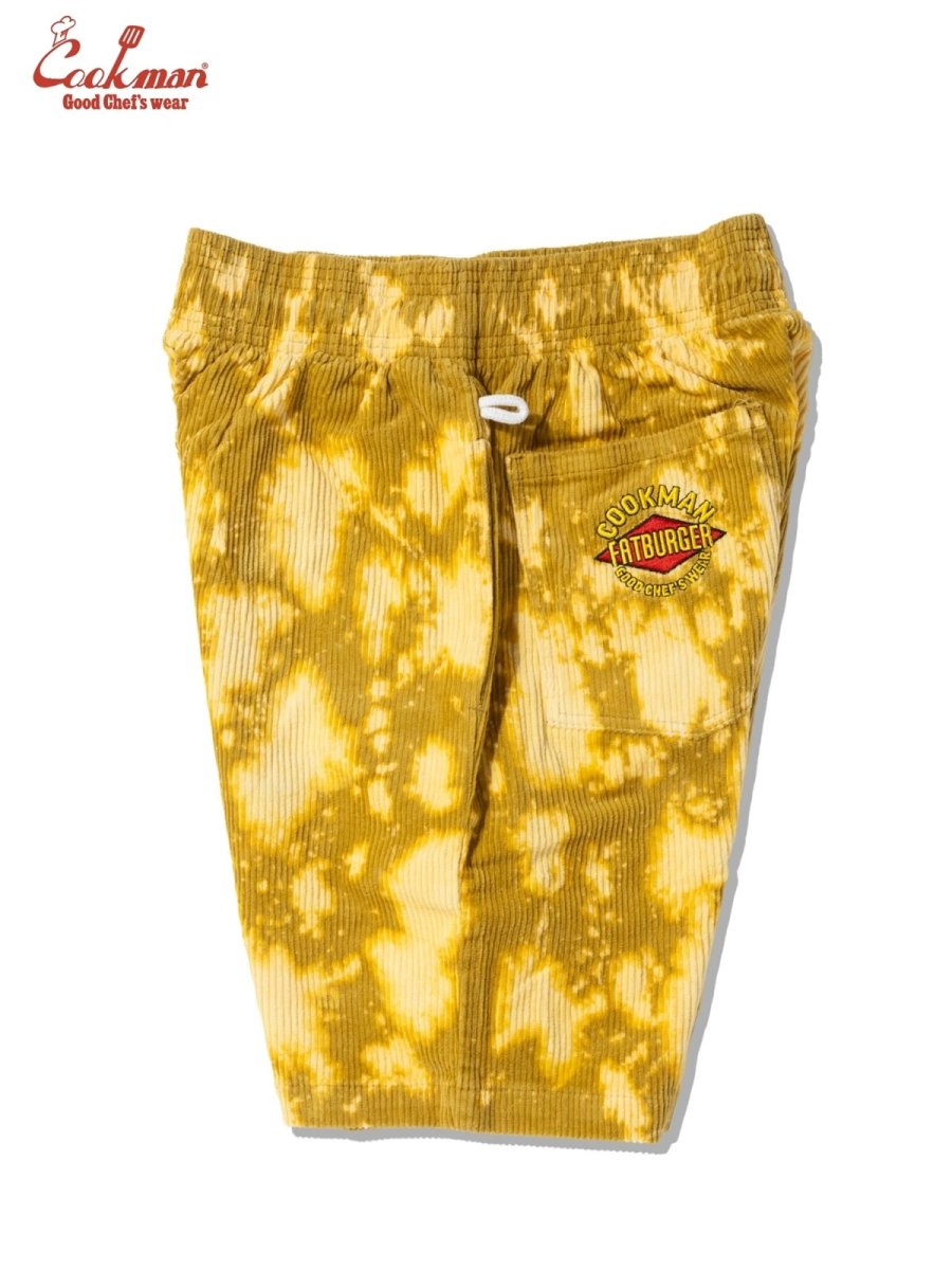 画像14: COOKMAN  シェフパンツ Chef Pants Short Corduroy FAT Bleach Yellow (14)