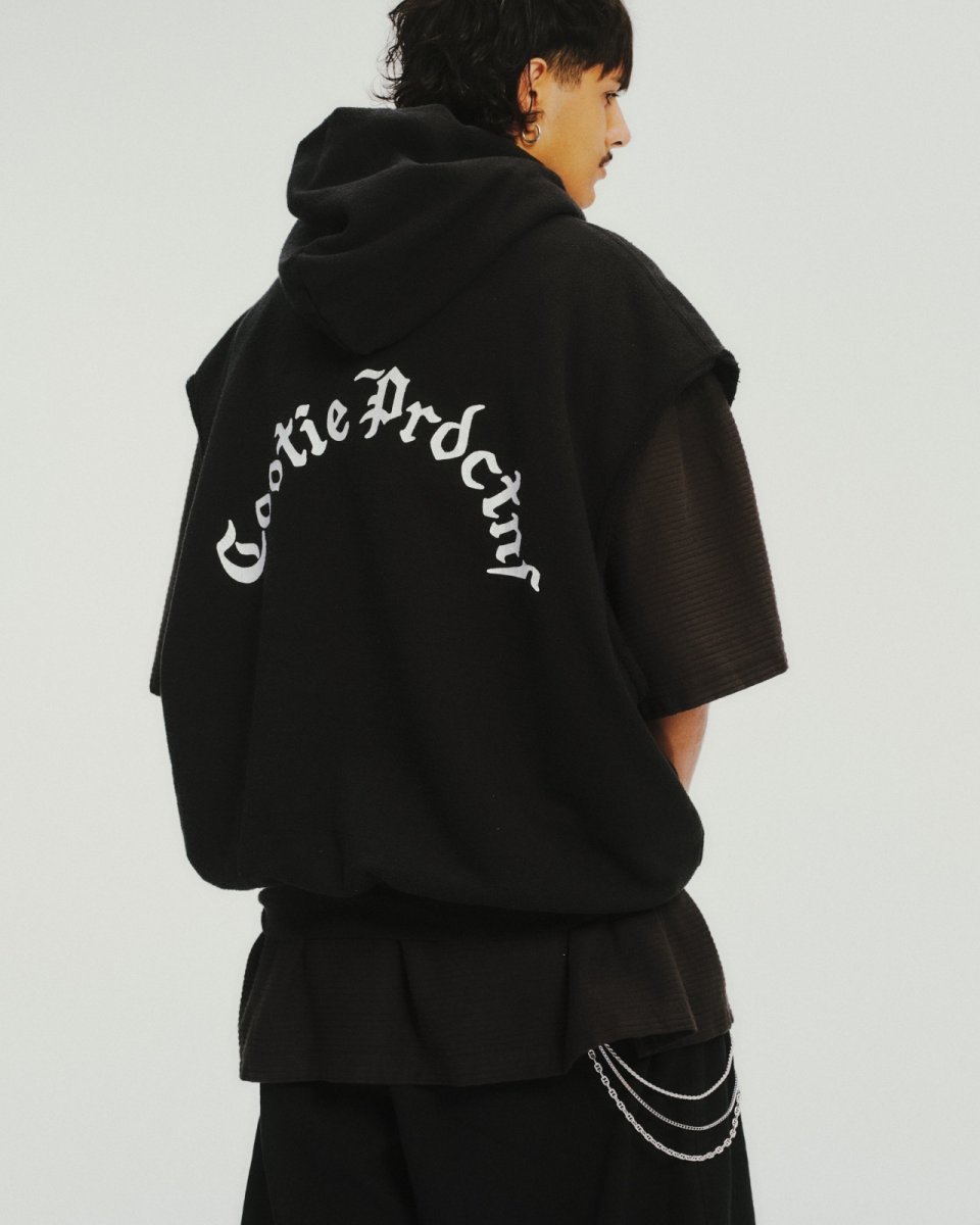 画像7: COOTIE PRODUCTIONS   Venice Sweat Cut-Off Sleeve Hoodie (7)
