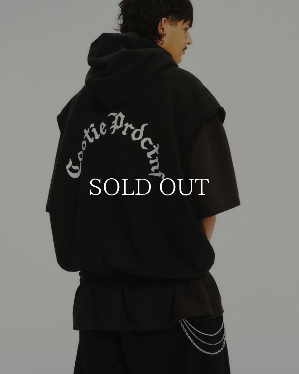画像7: COOTIE PRODUCTIONS   Venice Sweat Cut-Off Sleeve Hoodie (7)
