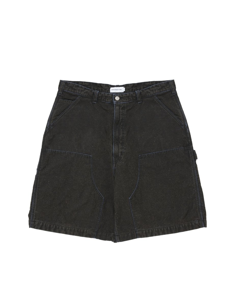 画像1: COOTIE PRODUCTIONS   Grainy Denim Double Knee Painter Shorts (1)