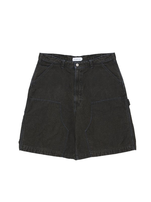 COOTIE PRODUCTIONS Grainy Denim Double Knee Painter Shorts CTE