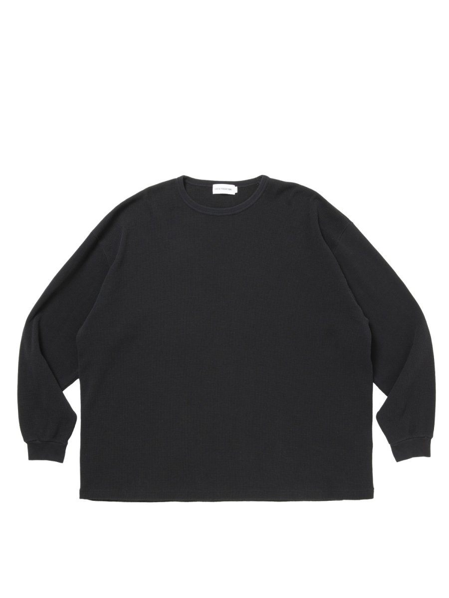 画像1: COOTIE PRODUCTIONS   Degreasing Rough Waffle L/S Tee (1)