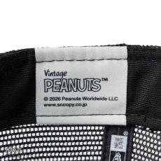 画像10: NEW ERA   9FORTY A-Frame トラッカー Vintage PEANUTS ピーナッツ GOLF ボックスロゴ クロームホワイト/ブラック | ゴルフ (10)