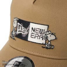 画像7: NEW ERA   9FORTY A-Frame トラッカー Vintage PEANUTS ピーナッツ GOLF ボックスロゴ カーキ | ゴルフ (7)