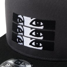 画像7: NEW ERA  9FIFTY A-Frame kansaï yamamoto Face ダークグラファイト/ブラック (7)
