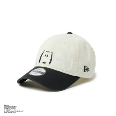 画像1: NEW ERA  キッズ Youth 9TWENTY Vintage PEANUTS ピーナッツ 2-Tone クロームホワイト/ブラック (1)